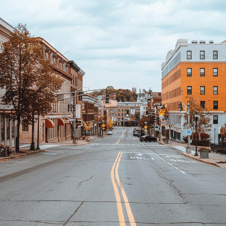 Sunset outdoors in United States